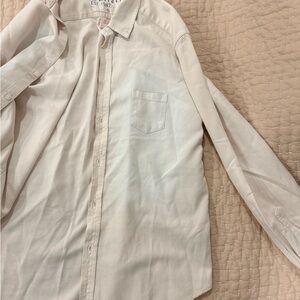 Frank & Eileen “Eileen” Cream cotton flannel Button Up Shirt